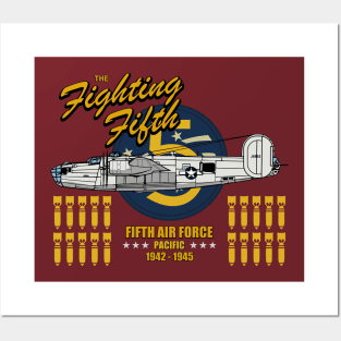 B-24 Liberator - The Fighting Fifth Posters and Art